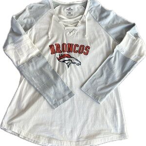 Broncos Long Sleeve Shirt - Ladies XL NWOT
